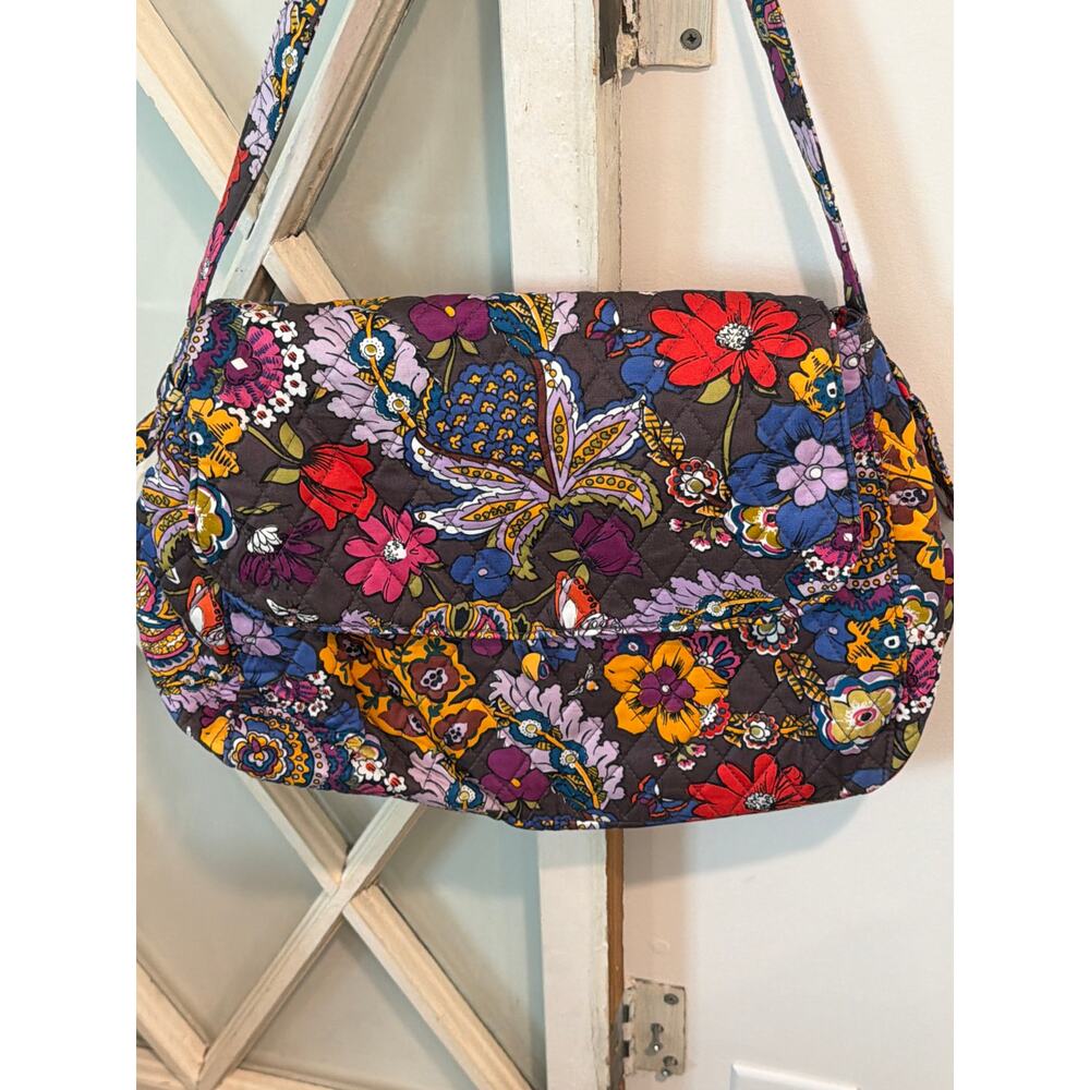 Vera Bradley Rothvale Shoulder Bag in the Bouquet pattern - Picture 2 of 5